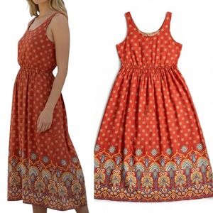 April Cornell Annah Printed Midi Sundress
